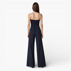 Strapless Wide-Leg Jumpsuit with Pockets — Day to Evening