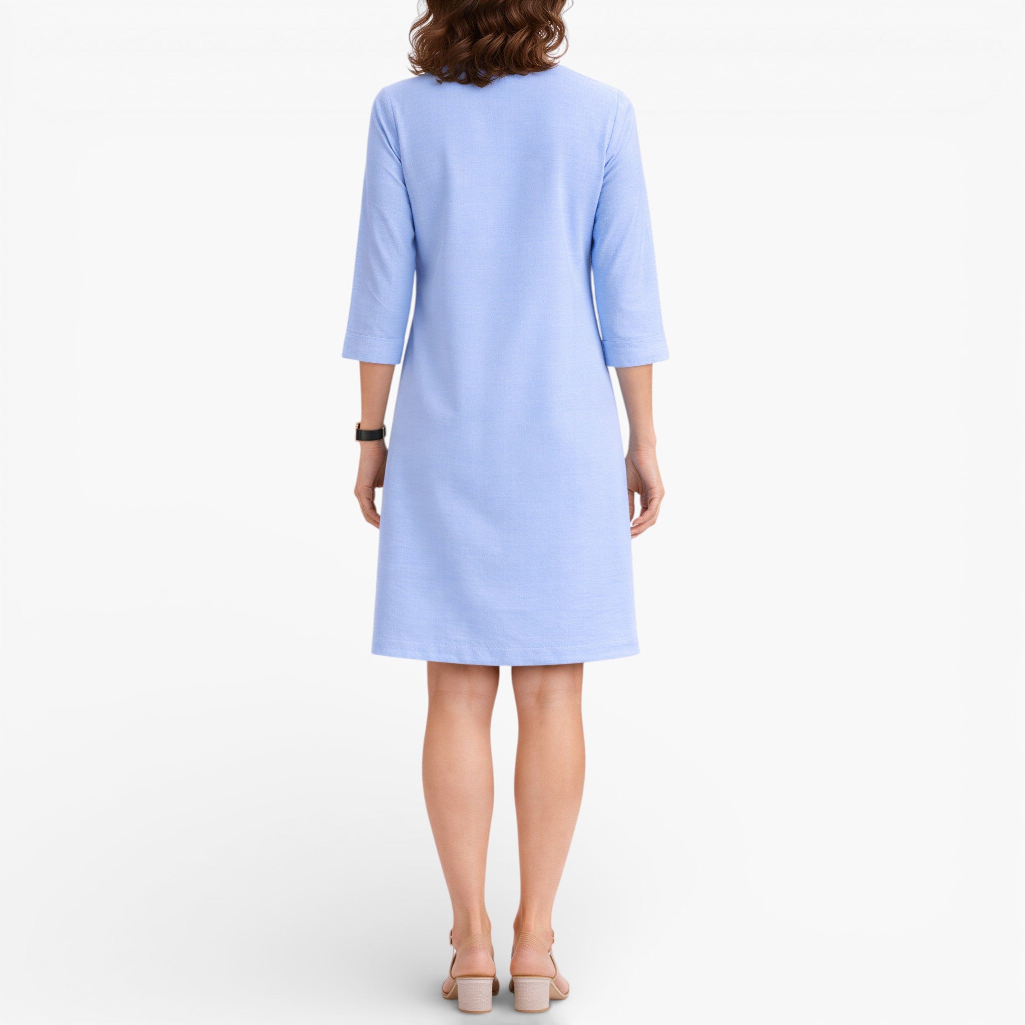 Women's V-Neck Knit Mini Dress — Soft Everyday Style