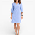 Women's V-Neck Knit Mini Dress — Soft Everyday Style