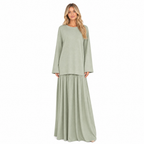 Sage two-piece maxi set - front