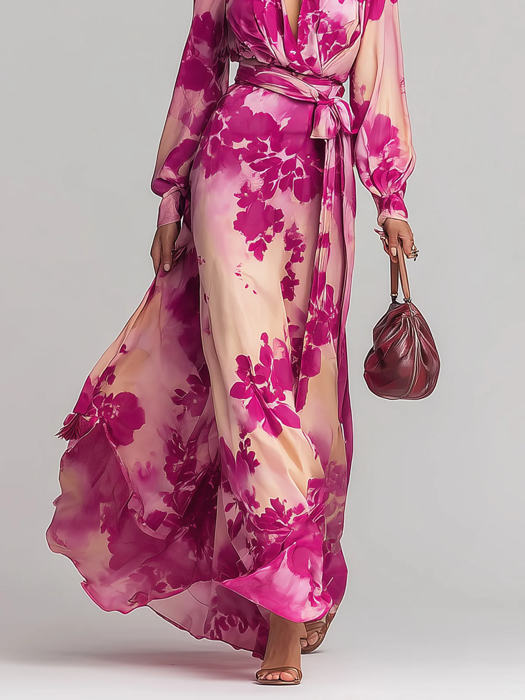Women's Chiffon Maxi Dress