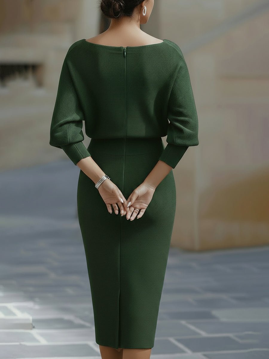 Women's Knit Midi Dress