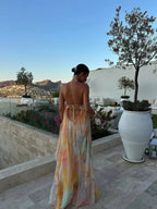 Women's Long Dress Backless