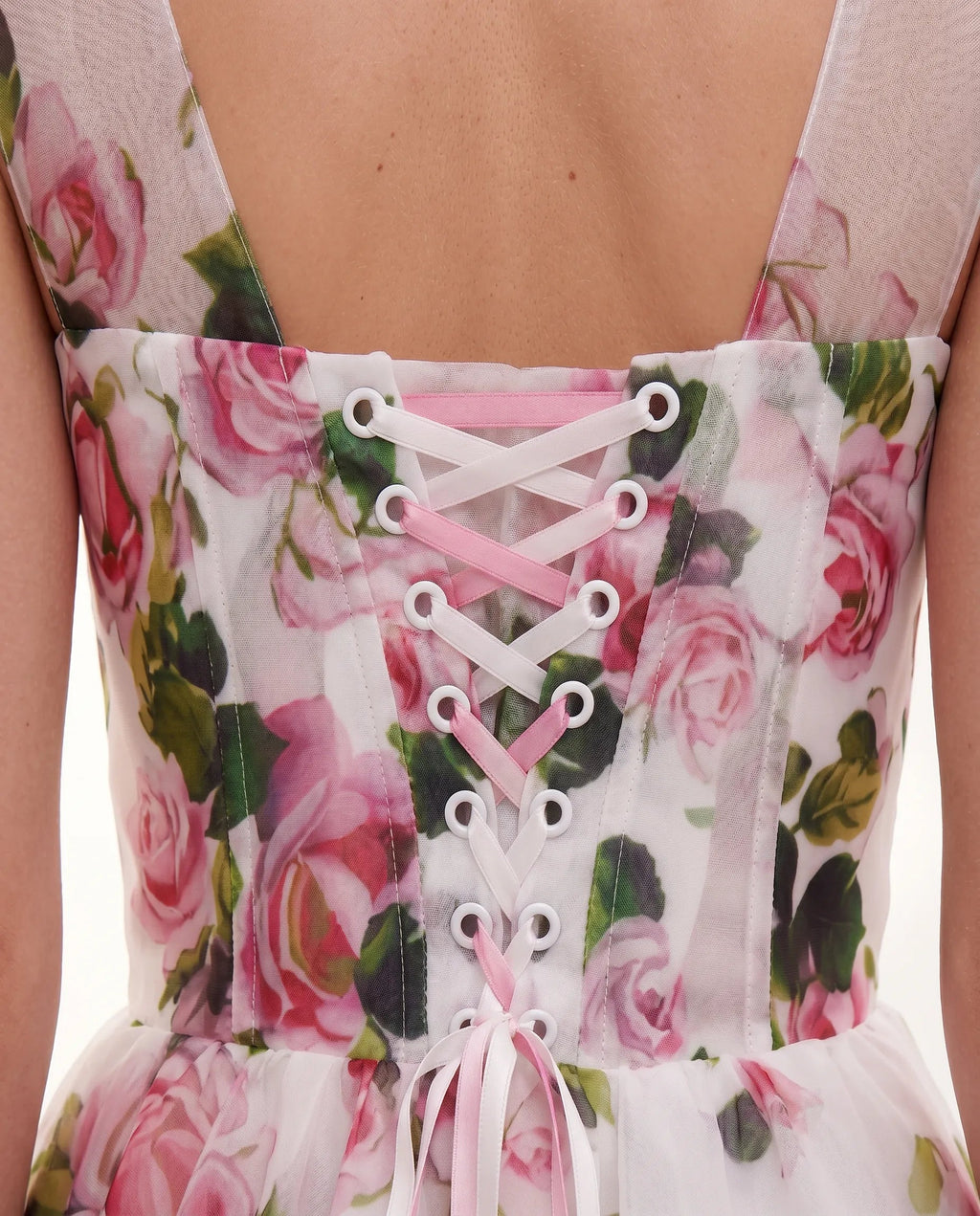 Women's Midi Dress Tie Shoulder