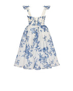 Women's Midi Dress Tie Shoulder
