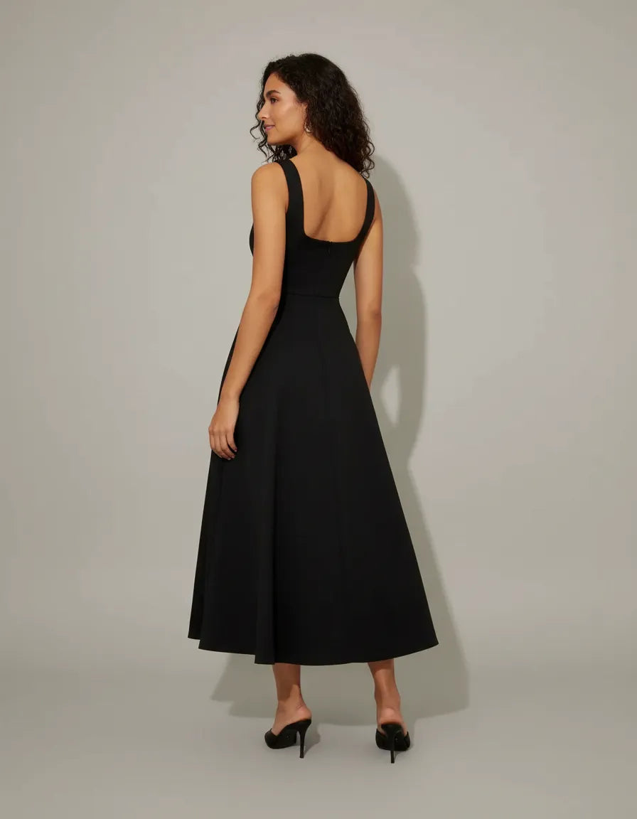 Women's Sleeveless Midi Dress