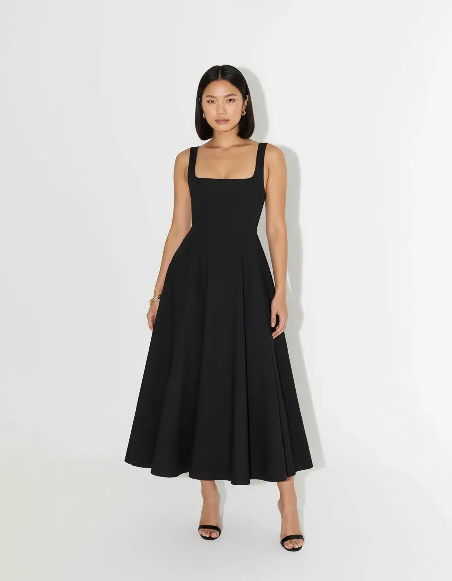 Women's Sleeveless Midi Dress