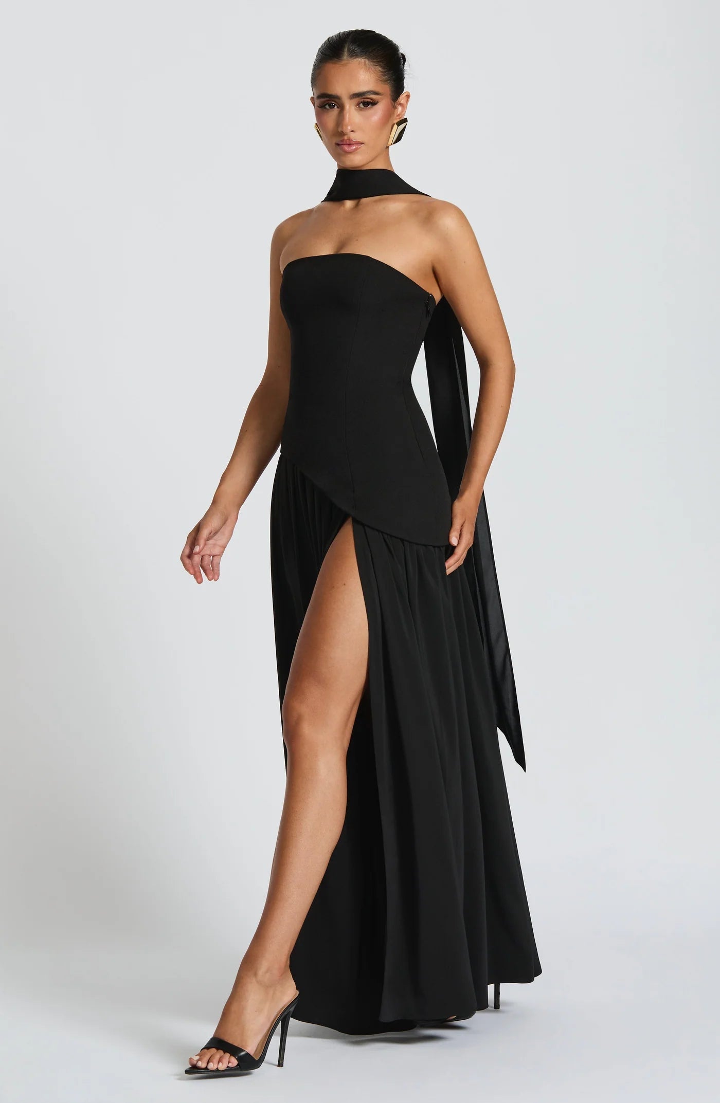 Women's Strapless Evening Dress
