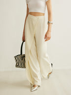 Women's Wide Leg High Waisted Trousers