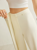 Women's Wide Leg High Waisted Trousers